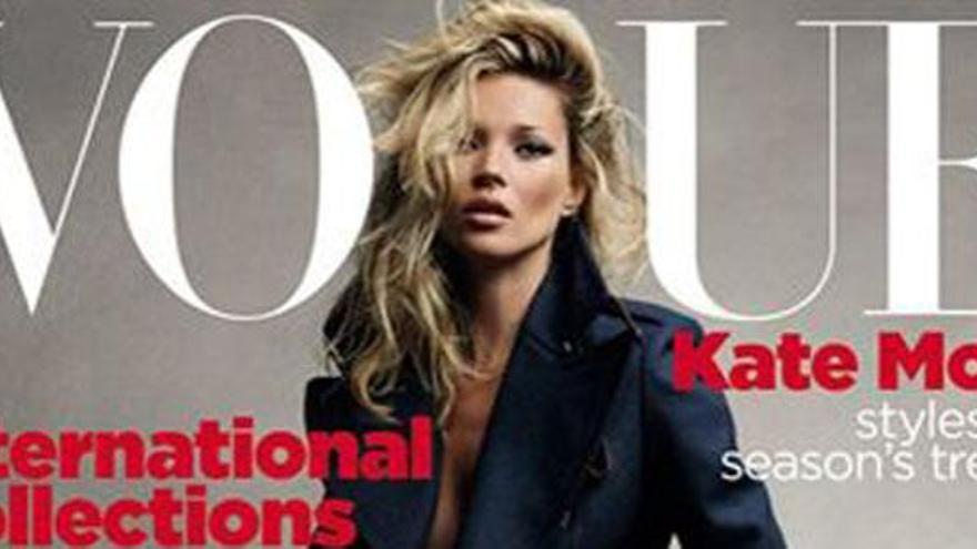 Kate Moss,  portada de &#039;Vogue&#039;… por 30 vez