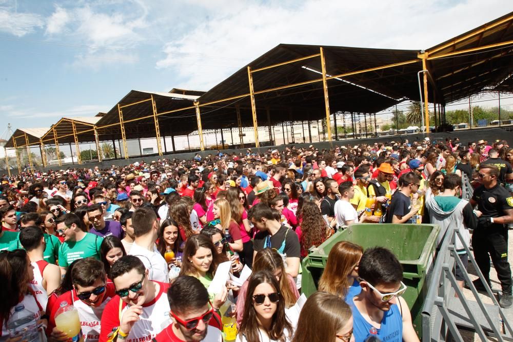 Llenazo en la macrofiesta universitaria en La Punta