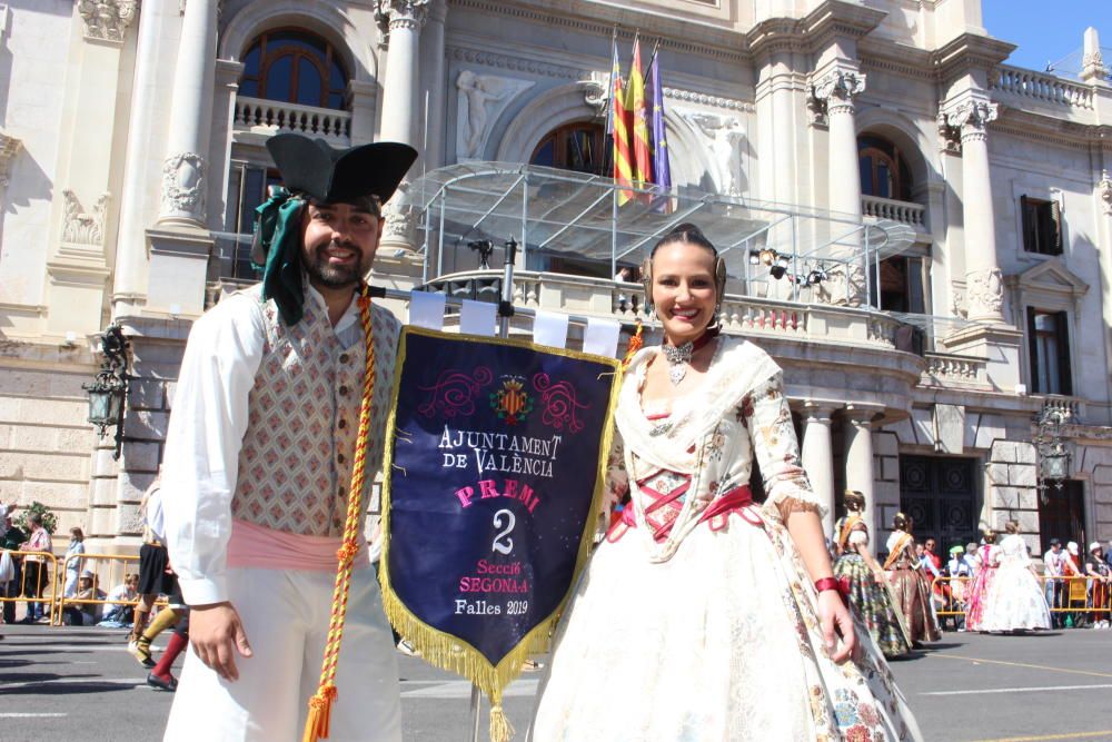 ... Mireia Bazaga con el presidente álvaro de MOutas...