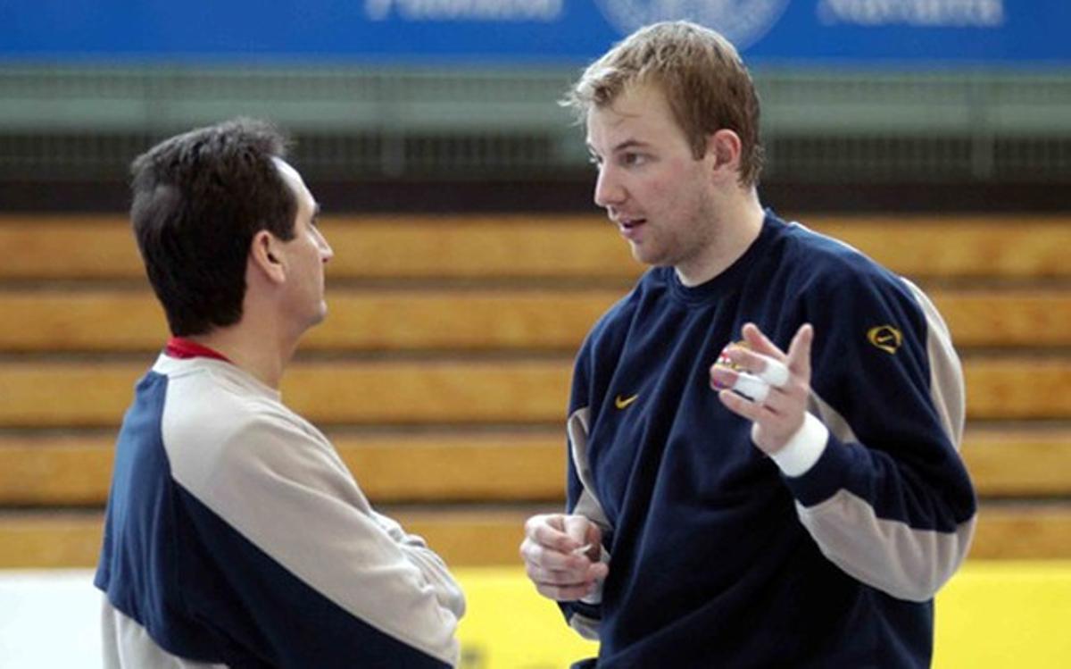 Lars Ohlander Ohlander sustituye a Saric en la portería del Barça Lassa en noviembre