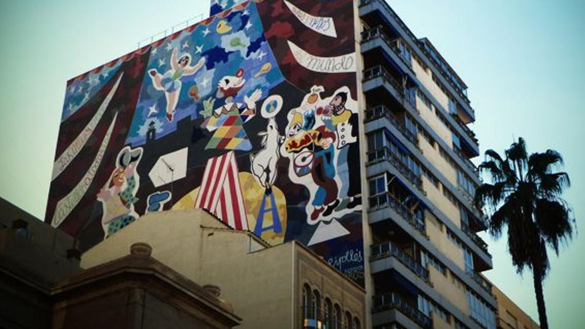El mural desaparecido de la plaza de la Paz