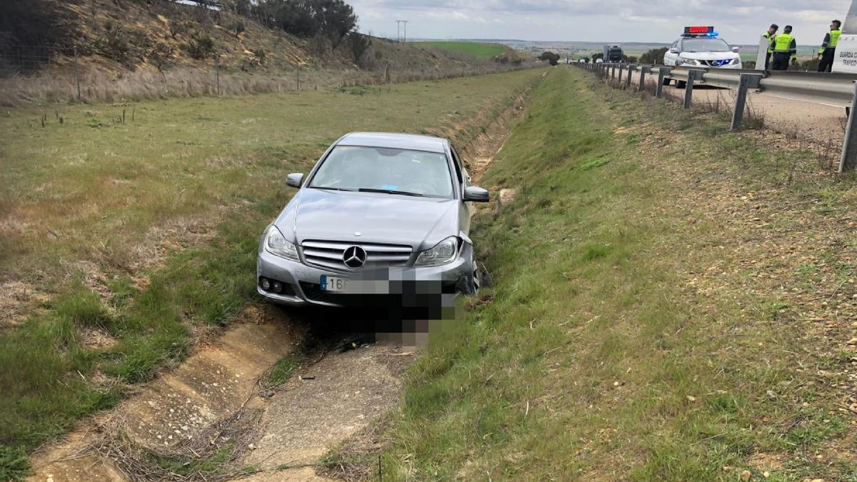 Coche del accidente.