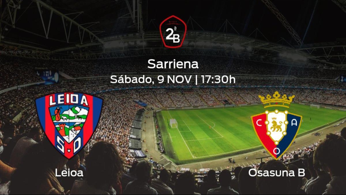 Previa del partido de la jornada 12: Leioa contra Osasuna B