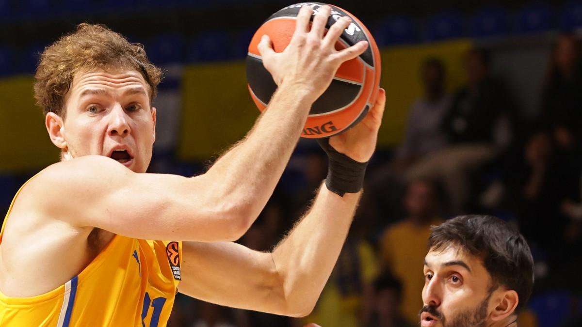 Rokas Jokubaitis firmó 17 puntos y siete asistencias en la victoria de Maccabi ante el Real Madrid