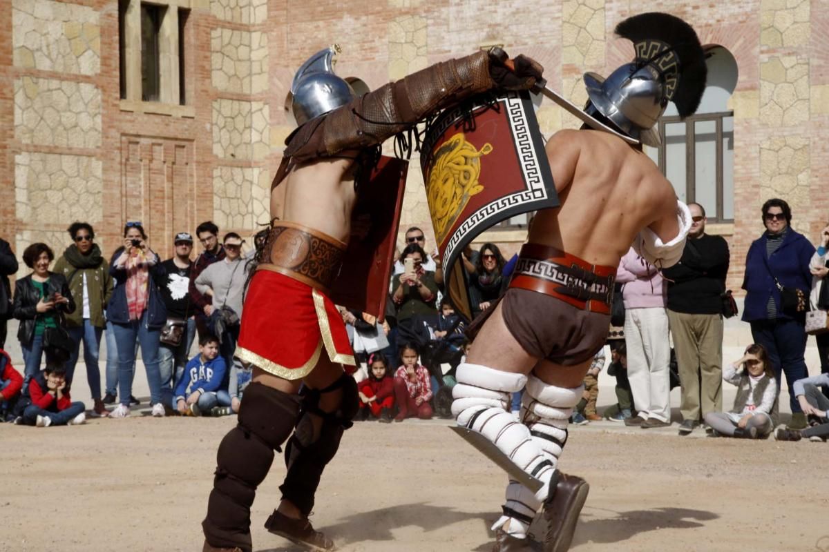 Los gladiadores romanos llegan al Rectorado de la mano de las Kalendas