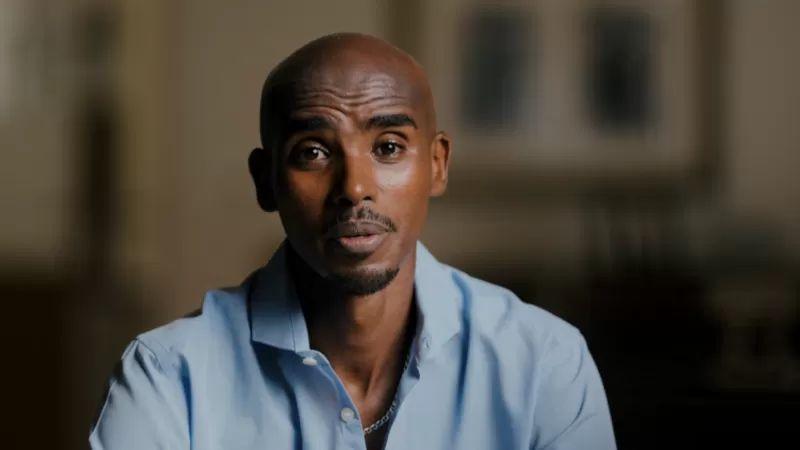 Mo Farah, durante el documental.