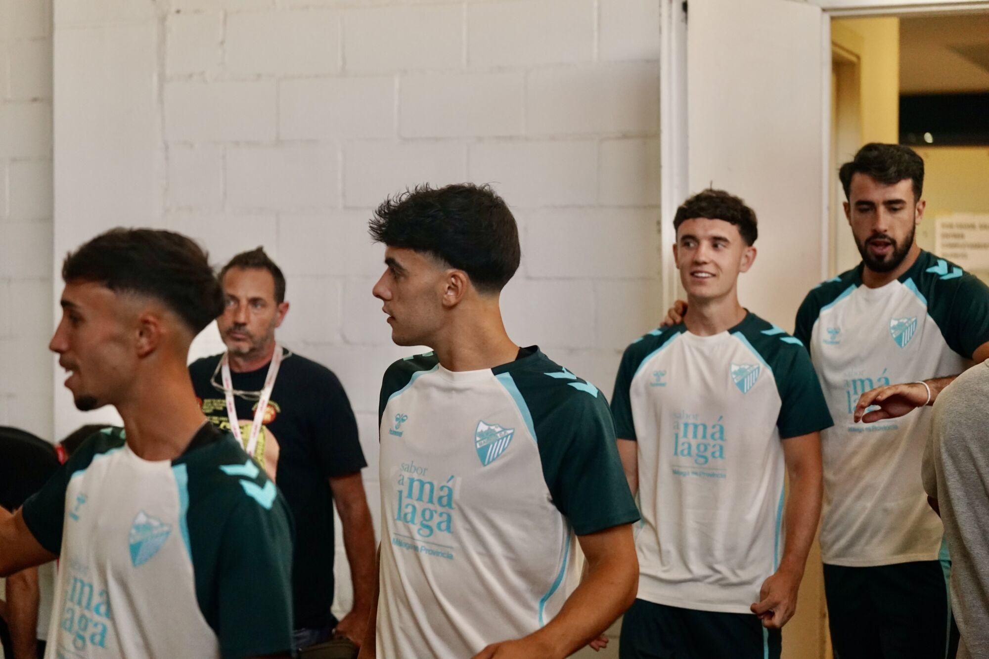 Primer entrenamiento del Málaga CF para la pretemporada