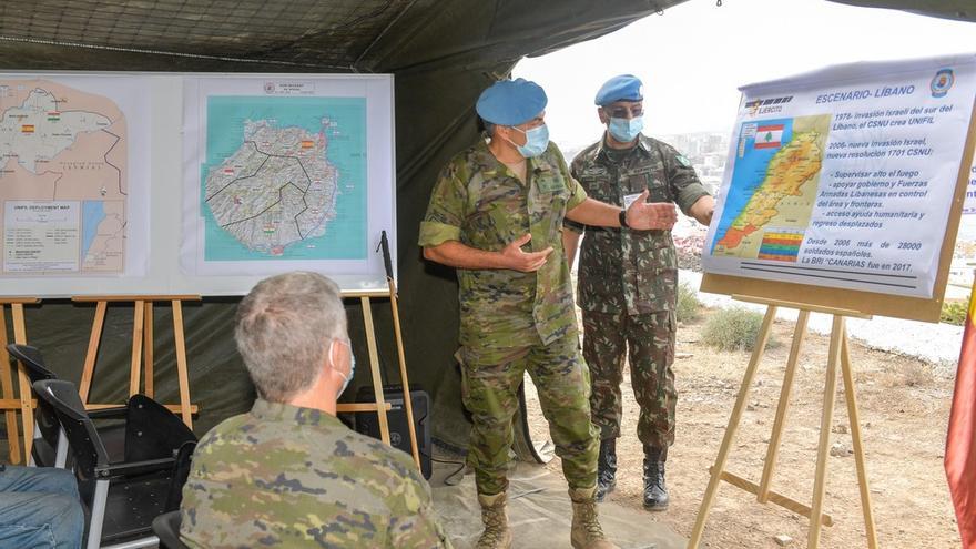 La Brigada 'Canarias' XVI, preparada para su despliegue en el Líbano