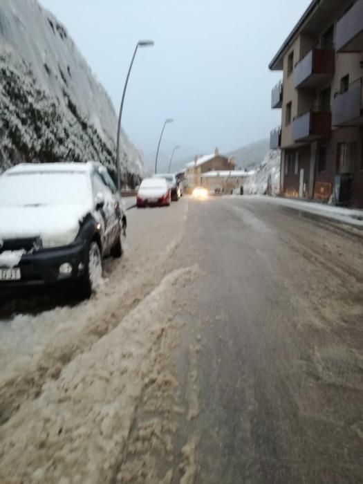 Nevada a l'Alt Berguedà el 22-1-20