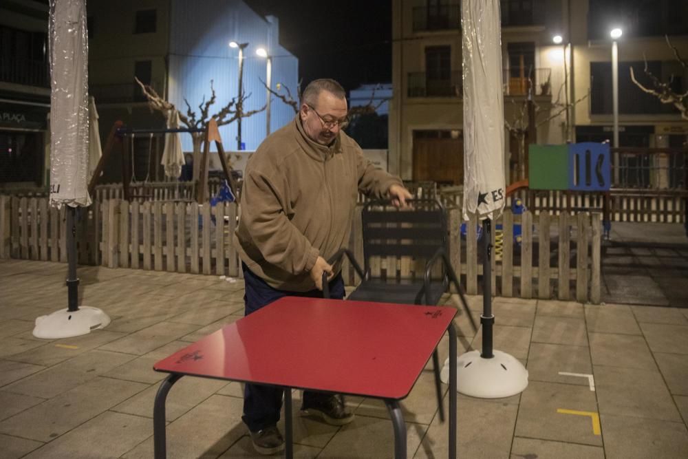 Bars i restaurants de Vilobí reobren a la fase 1 de la desescalada