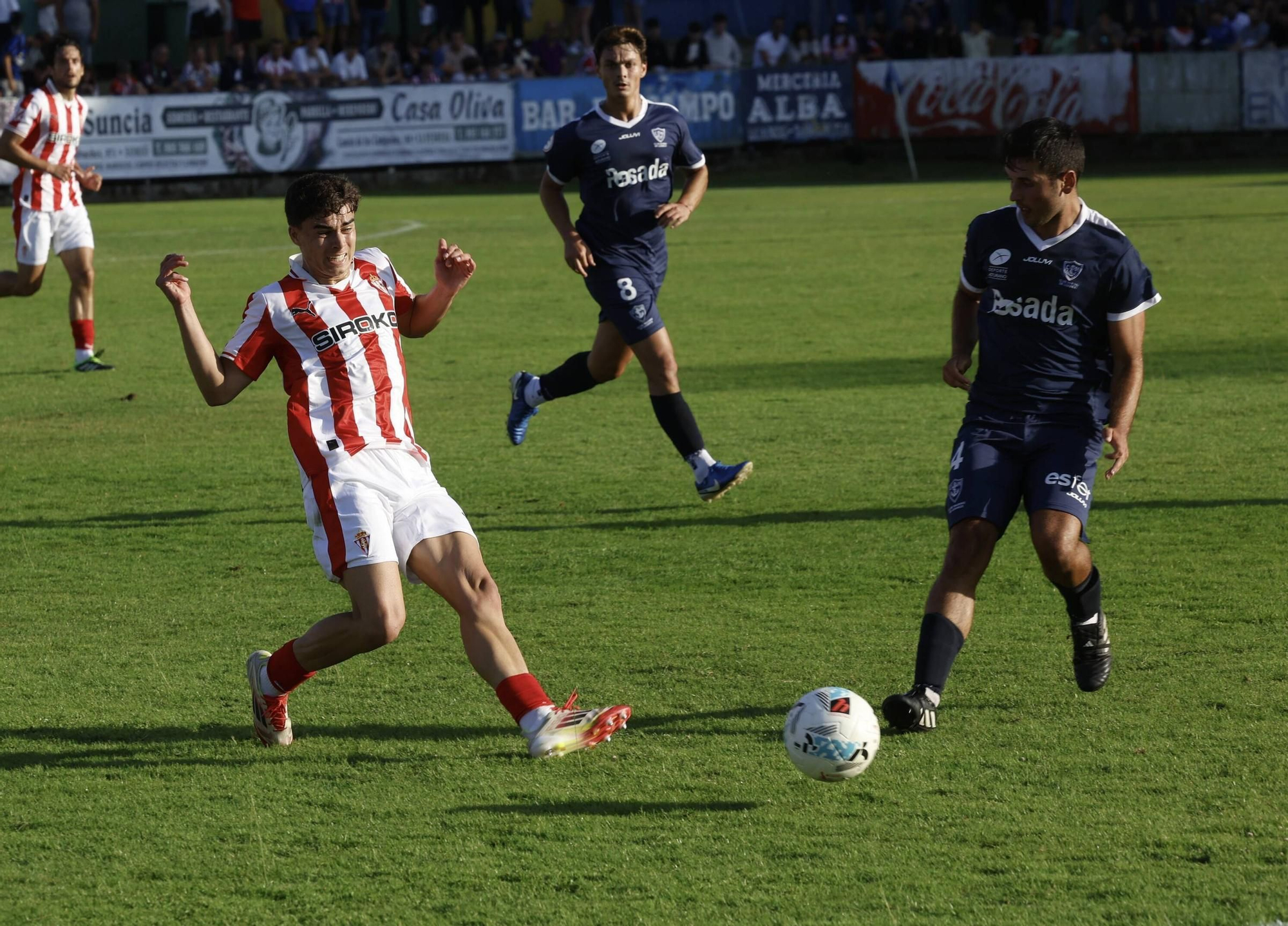 EN IMÁGENES: así fue el choque entre el Sporting y el Marino de Luanco
