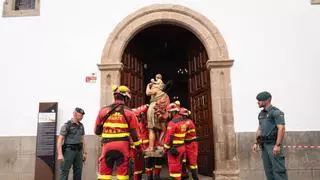 Una de las zonas de mayor peligrosidad volcánica supera el segundo simulacro de emergencia: el suroeste de Tenerife