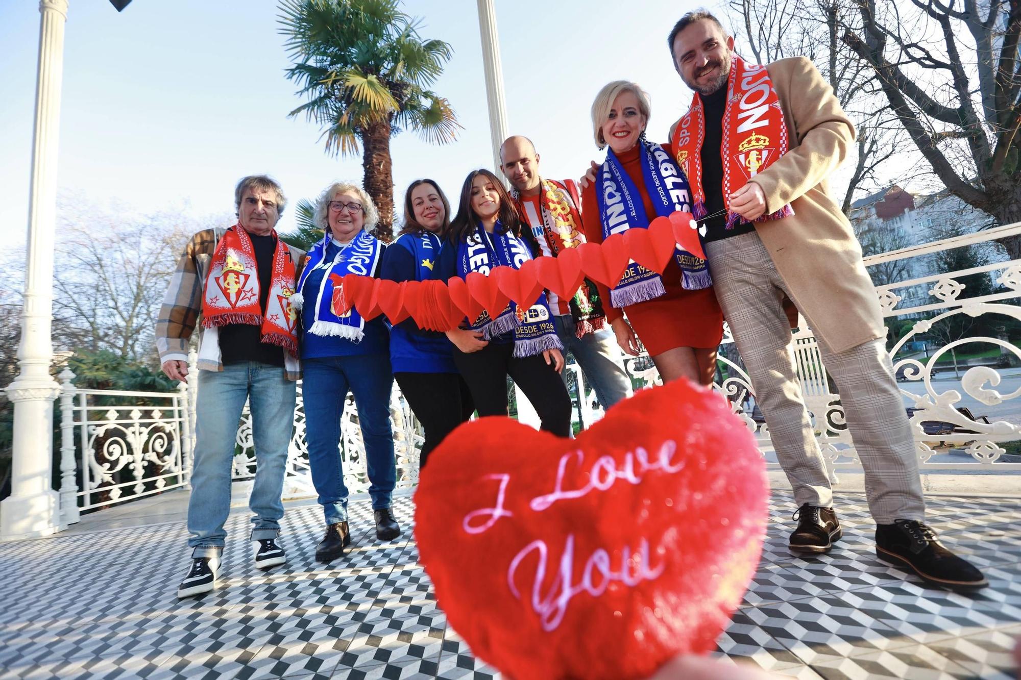 En imágenes: Amor con sabor a derbi