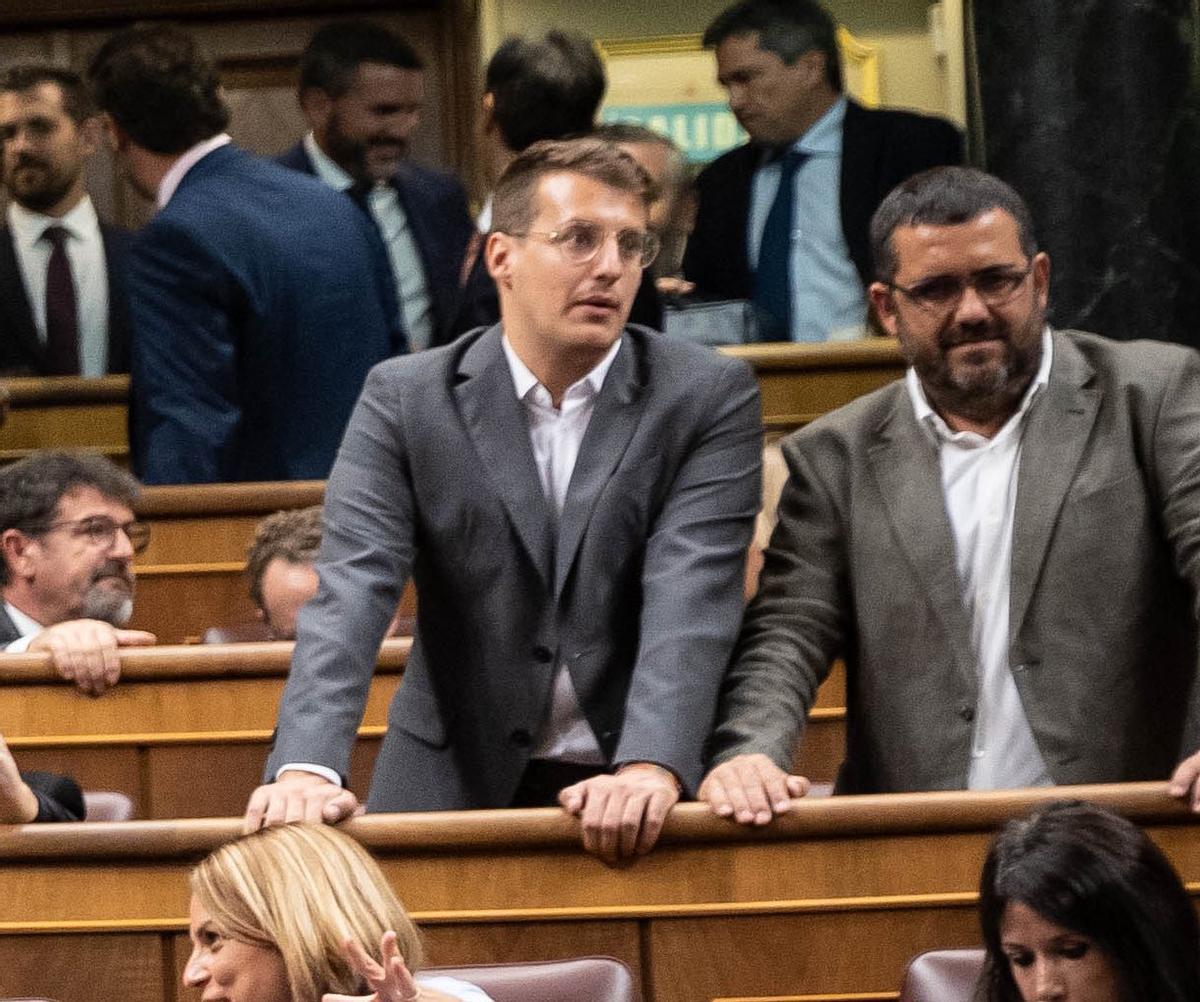Jorge Pueyo, en el debate de investidura.