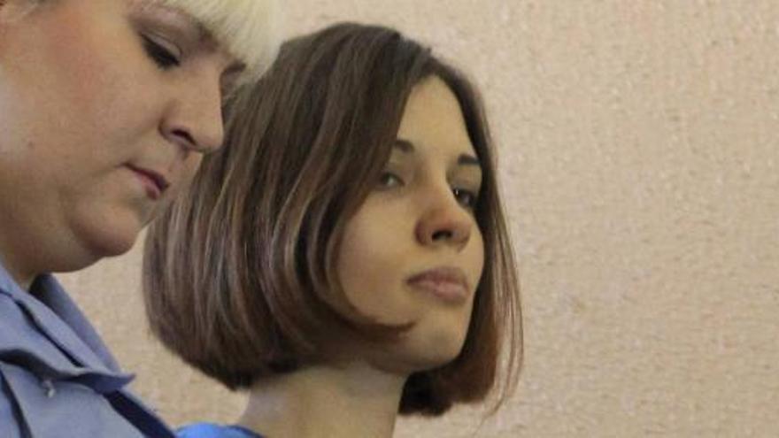 Nadezhda Tolokonnikova, miembro de Pussy Riot.