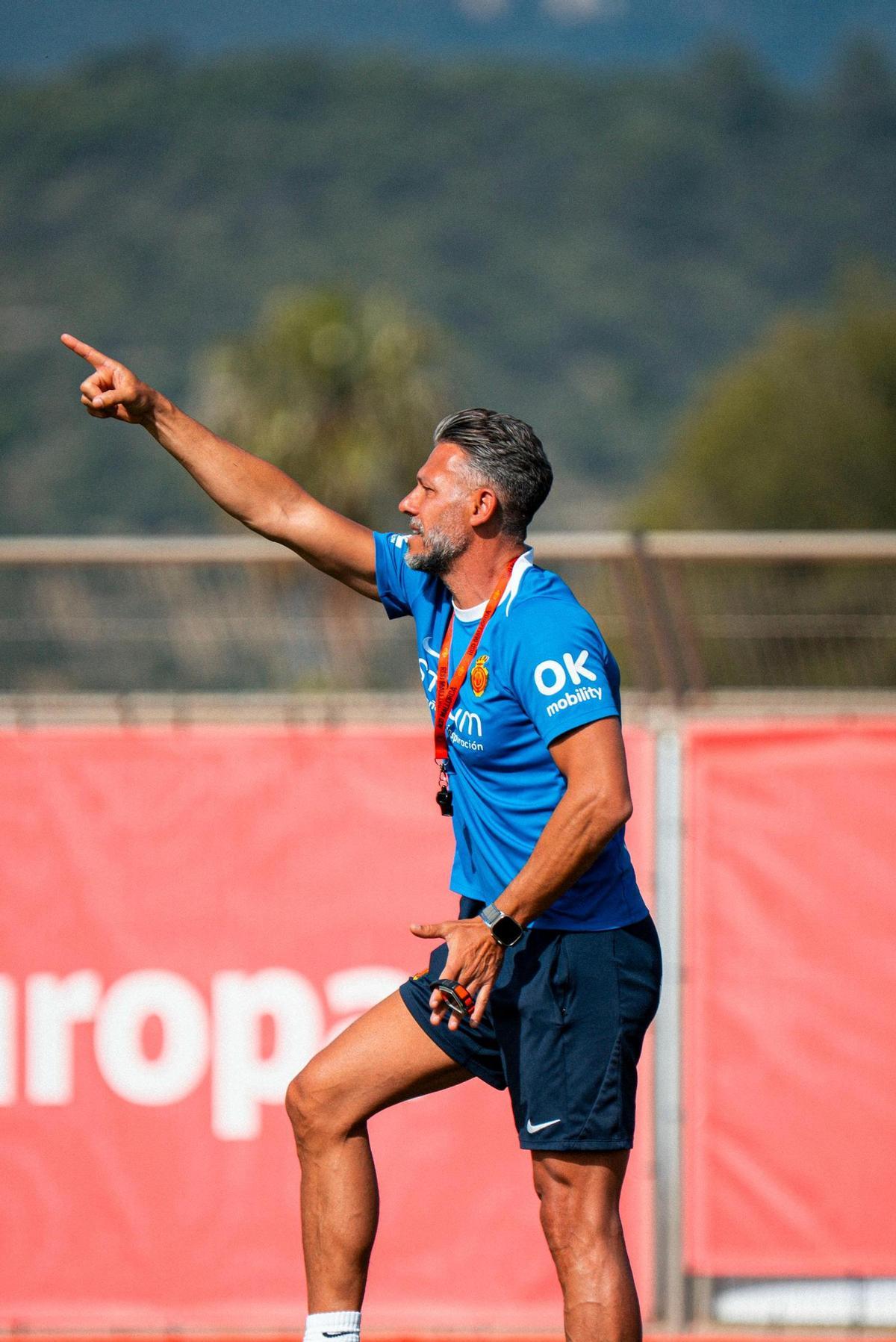 Martín Demichelis, esta semana durante el entrenamiento.