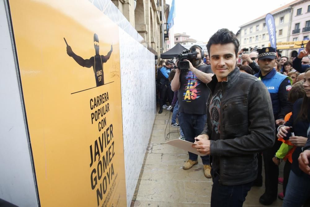 Carrera popular con Javier Gómez Noya, premio "Princesa de Asturias" de los Deportes 2016, en Avilés