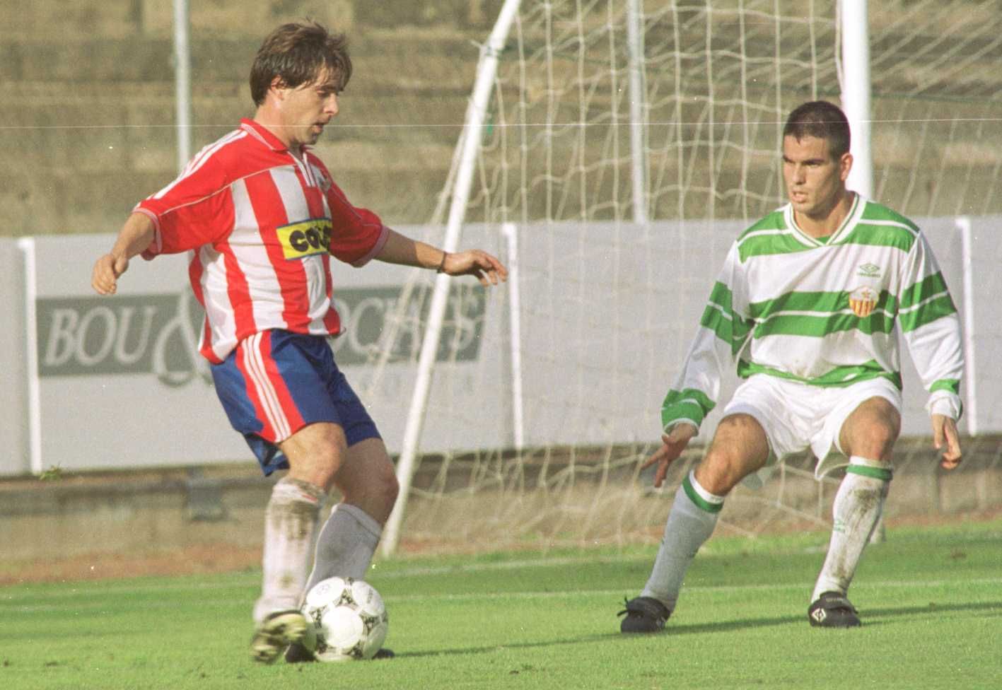Guerrero in a match against Jupiter in Montilivi in ​​2001