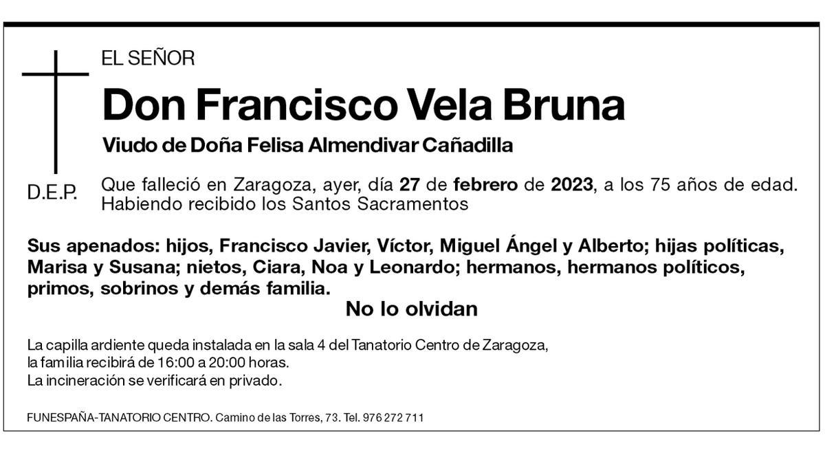 Francisco Vela Bruna