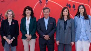 Teresa López, Ana Redondo, Alberte Santos, Rocío Hervella y María Blasco.