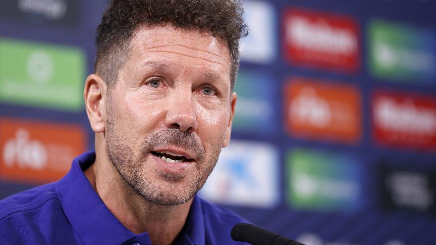 Simeone: “Soy de trabajar y no de pedir, ojalá nos mantengamos los que estamos”