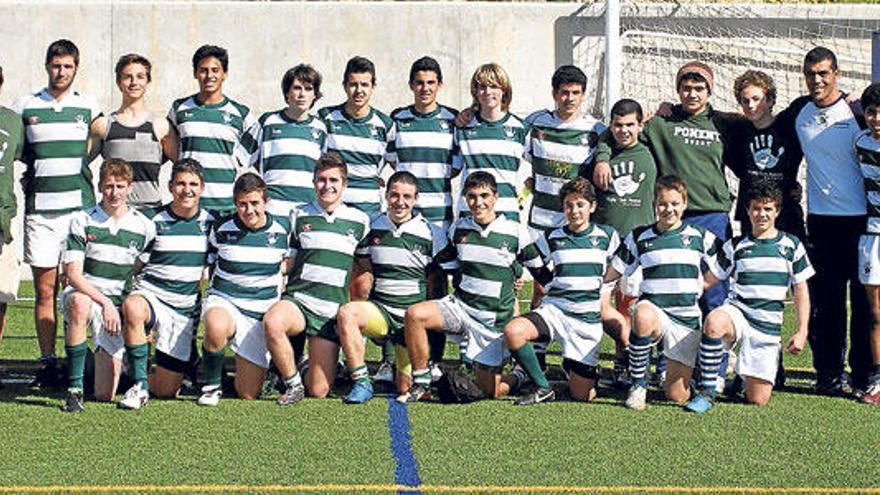 Plantilla del Rugby Club Ponent sub´16.