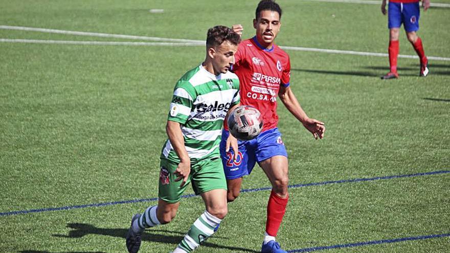 Viti en A Porta Santa en el encuentro de la pasada jornada. |  // I.O.