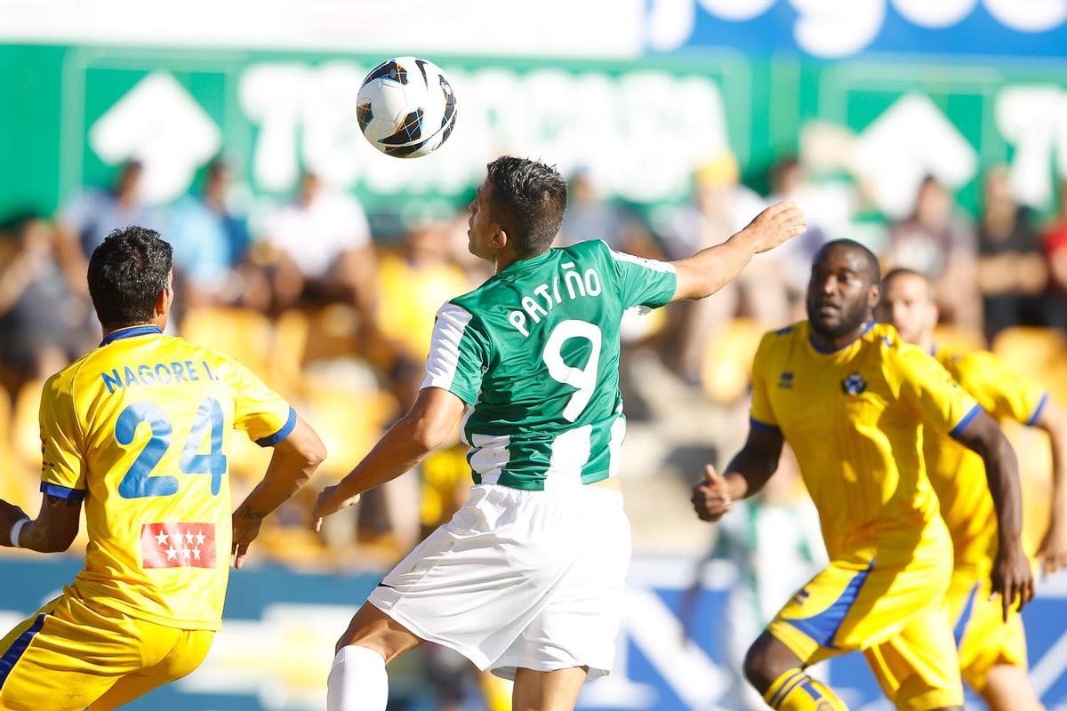 Babin, durante el Alcorcón - Córdoba CF de la temporada 2011-12.