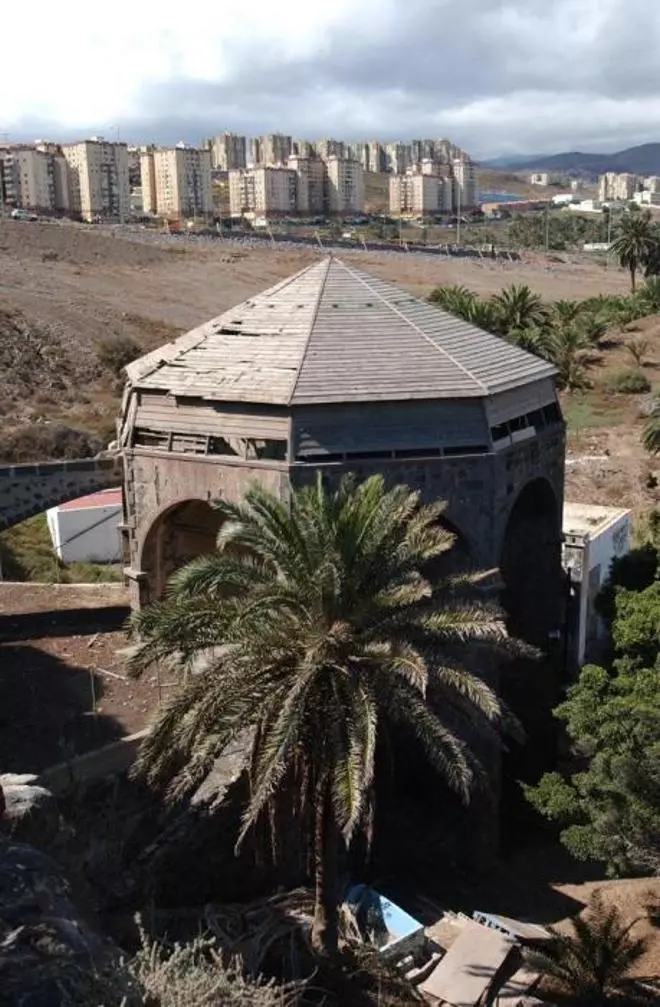 La Noria de Jinámar, catalogada como Bien de Interés Cultural