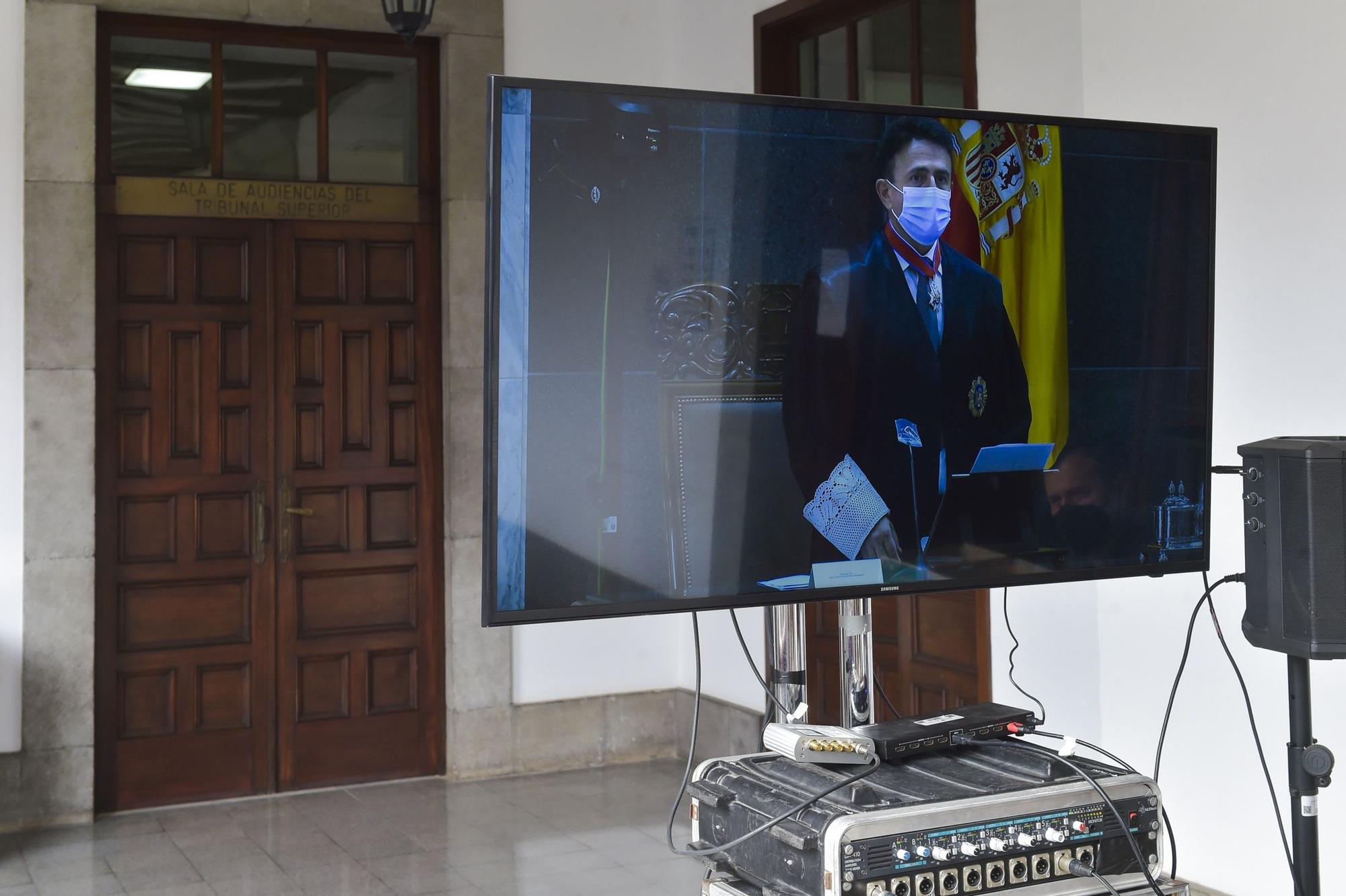 Toma de posesión del nuevo presidente del Tribunal Superior de Justicia de Canarias, Juan Luis Lorenzo Bragado