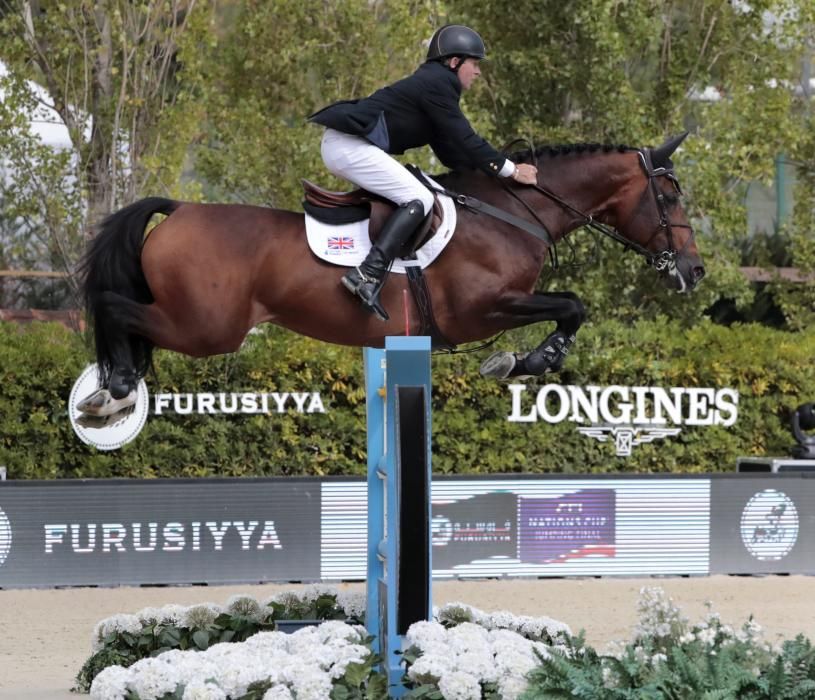 Genets i cavalls competeixen a la final de la Copa de Nacions, a Barcelona