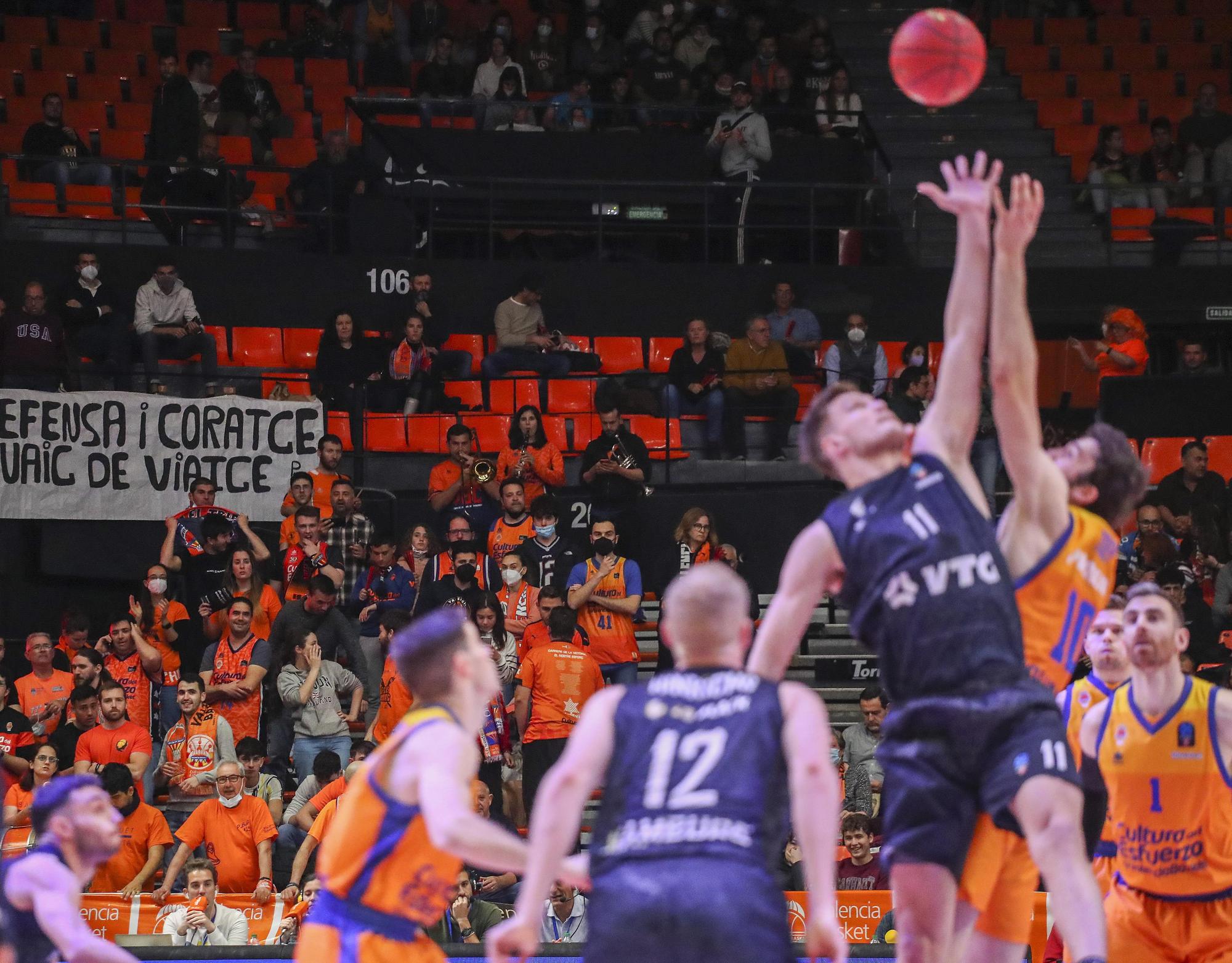 Las imágenes del Valencia Basket - Hamburg de Eurocup