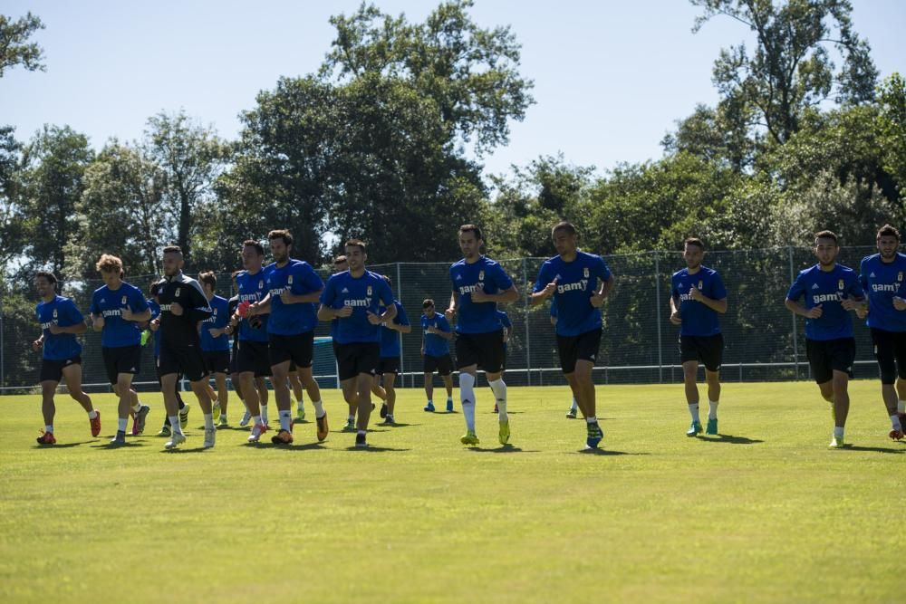 Entrenamiento del Real Oviedo