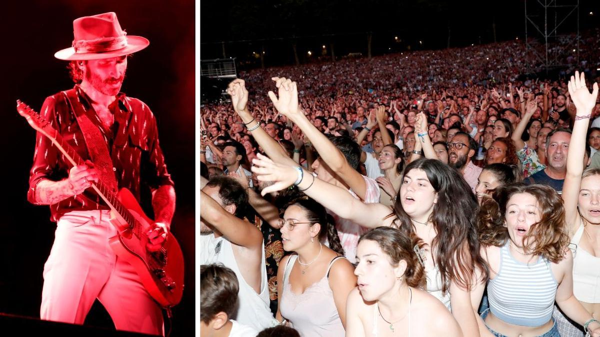 El cantante madrileño congregó a un público entregado que llenó la platea y el graderío del auditorio vigués para presenciar su actuación.