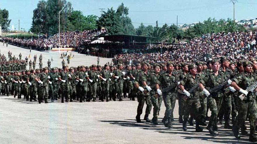 El Cefot de Cáceres cumple 50 años con un bagaje de medio millón de soldados formados