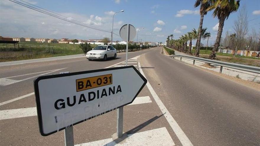 Entrada al municipio de Guadiana