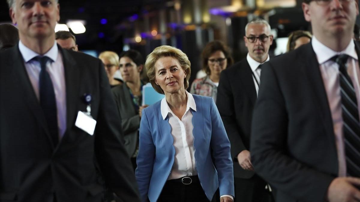 Ursula von der Leyen, candidata a presidir la Comisión Europea, en Bruselas.