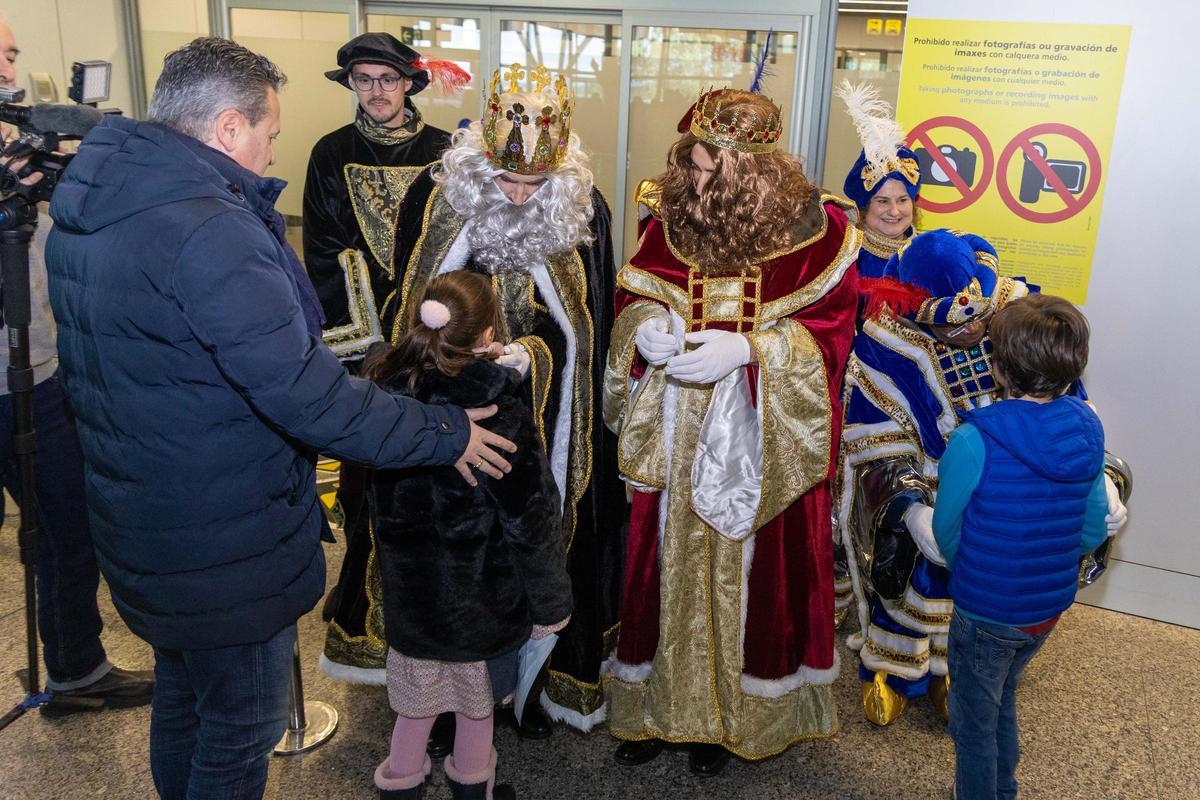 Los Reyes Magos aterrizan en Santiago