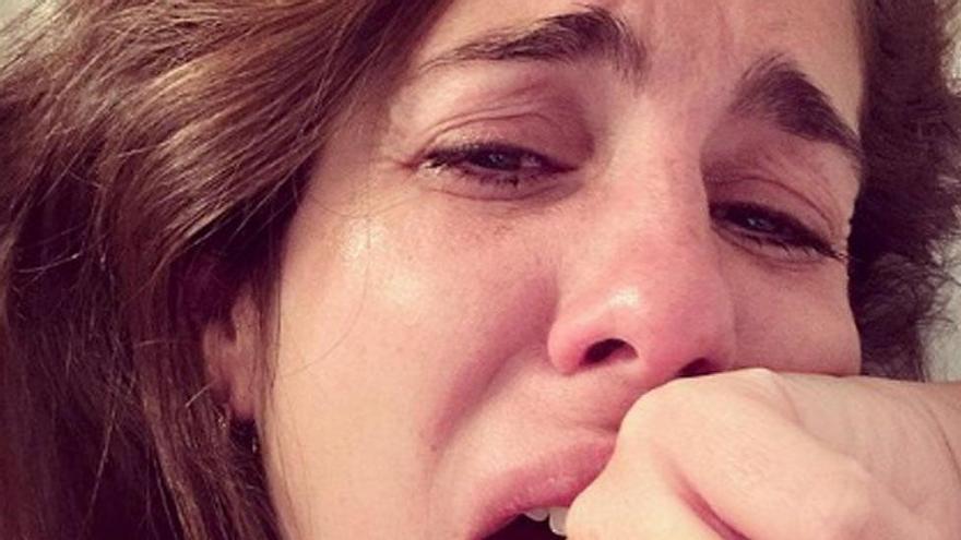 Anabel Pantoja llorando