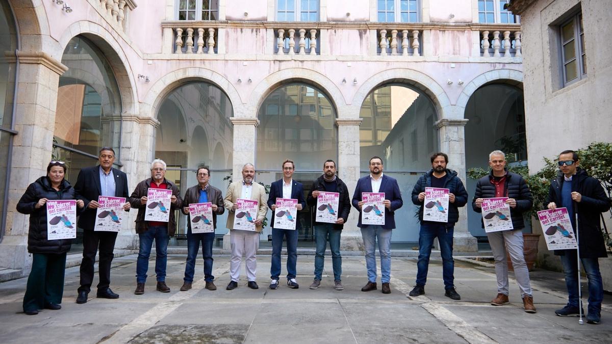 La roda de premsa d’aquest matí a la seu de la Diputació de Girona