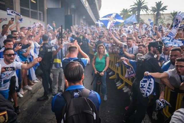 Ambiente previo del Tenerife-Girona