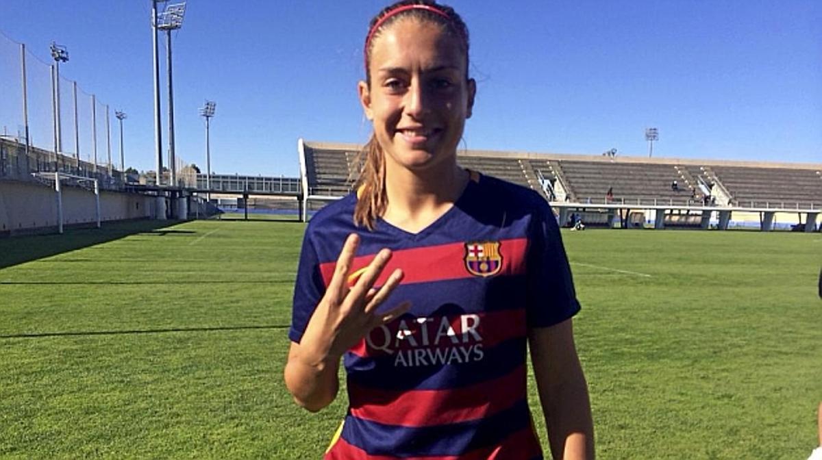 Alexia celebra un póker contra el Fundación Albacete en la 2015-16