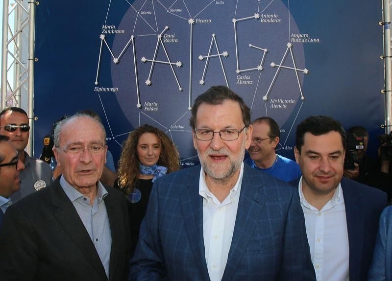 Mariano Rajoy inicia la precampaña en Málaga