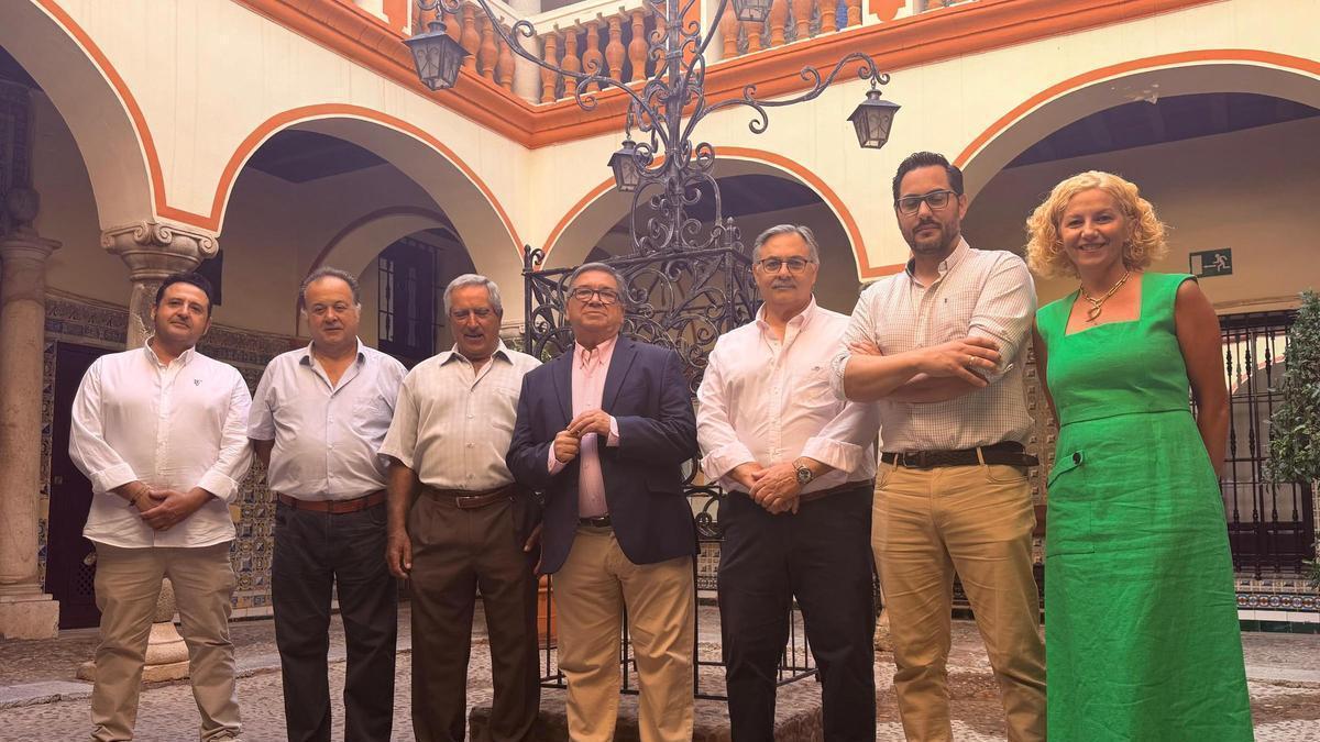 Representantes de las entidades que serán homenajeadas el 14 de agosto.