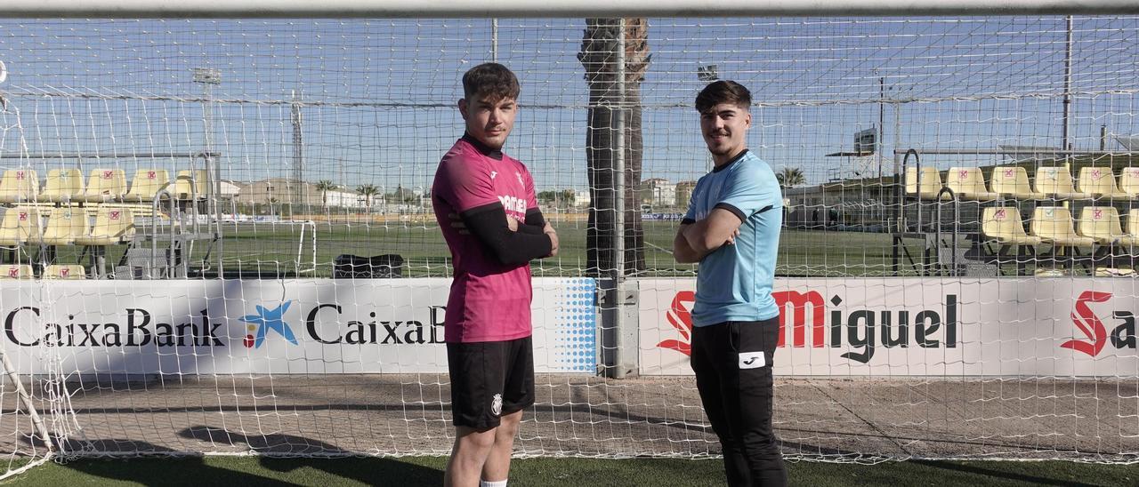 Marcos Sánchez y Héctor Muñoz, dos activos del Villarreal y de Vila-real, que sueñan con llegar al primer equipo.