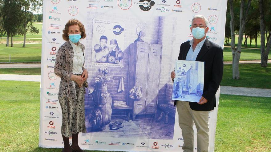 Mª Luisa Guardiola, Presidenta de la Fundación Andex, durante el acto de presentación del nuevo proyecto Unidad Oncohematológica específica de adolescentes en el Hospital Universitario Virgen del Rocío.