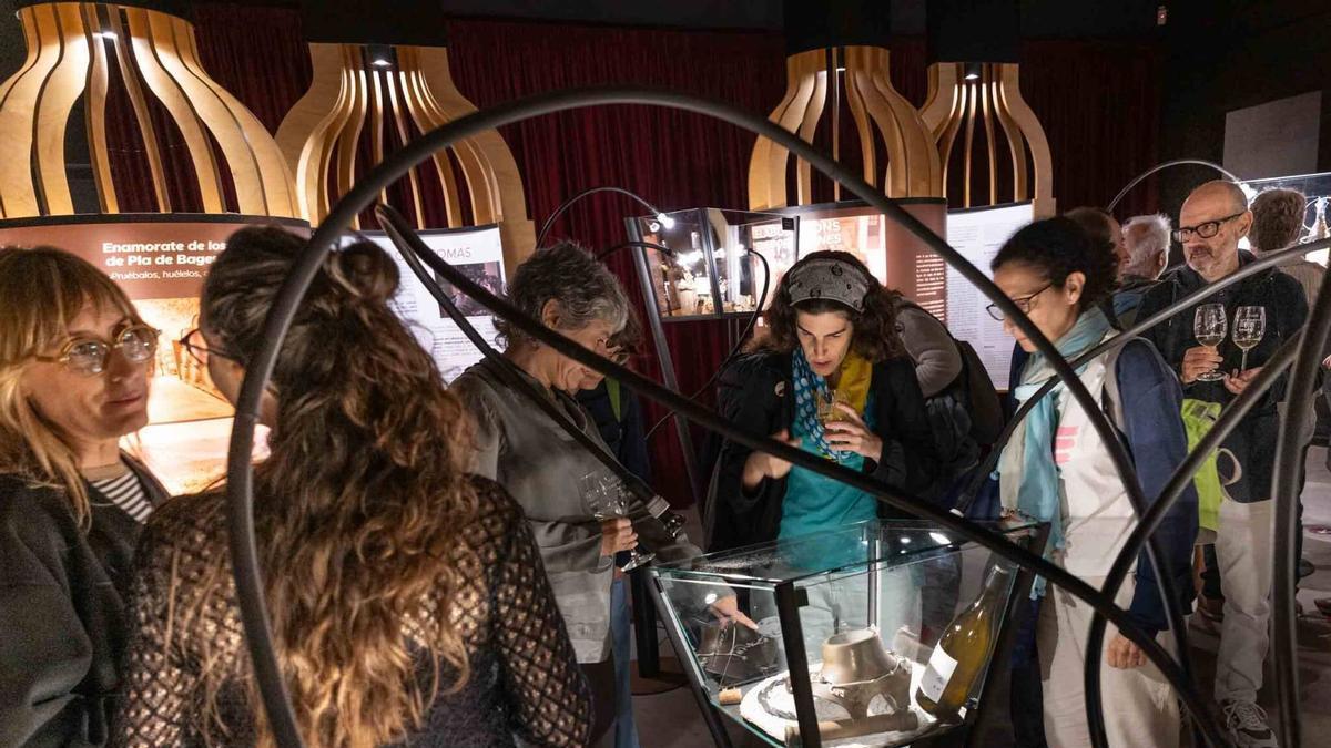 La inauguració de la mostra, l'octubre passat a Navàs