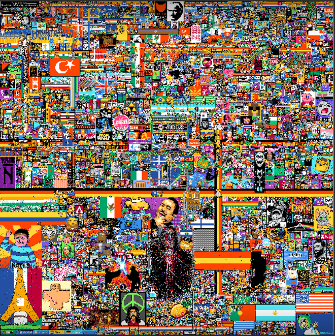 Mural de Reddit Place