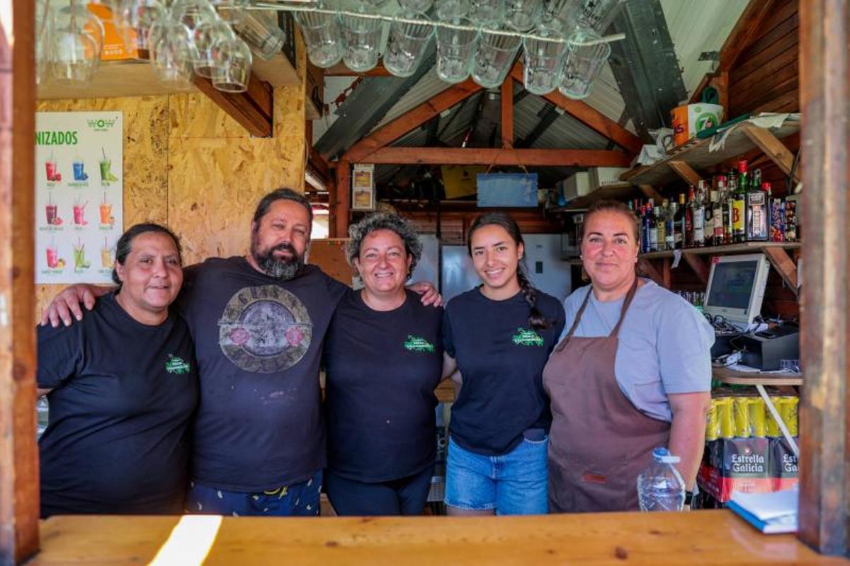El chiringuito de Lavanqueira es uno de los más veteranos de A Illa