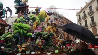 A falta de dos días, ya son las Fallas más lluviosas de la historia